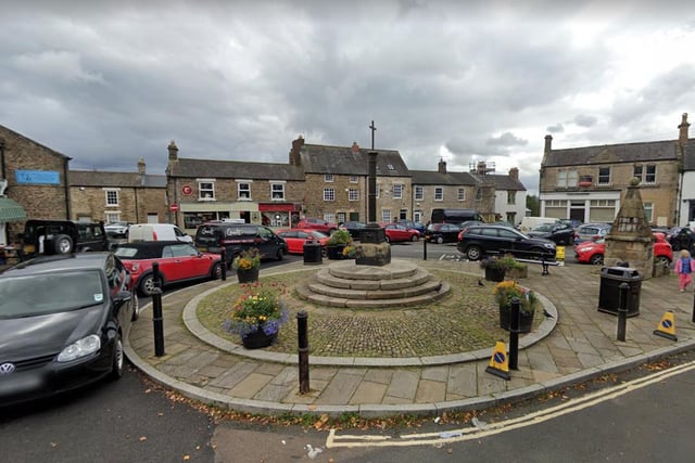 There were 46 positive cases in Corbridge ward where the rate is 1,056.