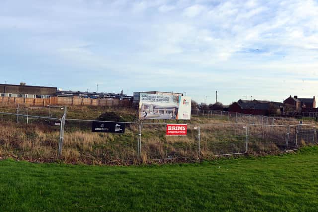 The site of the new retail and leisure development in South Beach, Blyth.