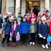 Seahouses pupils at Alnwick Playhouse.