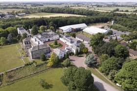 An aerial view of Northumberland College’s Kirkley Hall Campus.