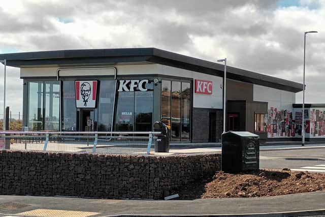 KFC on the Loaning Meadows Retail Park in Berwick.