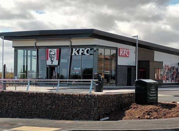 KFC on the Loaning Meadows Retail Park in Berwick.