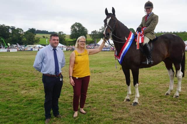 The Champion of Champions was awarded to Clive Storey for his Hunter.