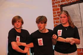 Bede Academy pupils on stage performing West Side Story. (Photo by Bede Academy)