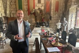 James Leighton at Chillingham Castle. Picture: Highlights PR