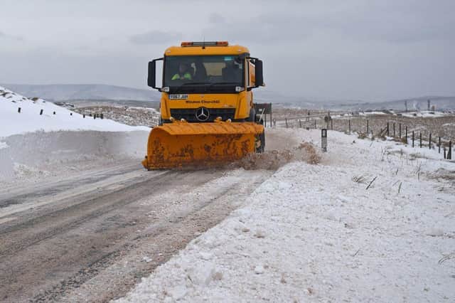 A yellow weather warning for snow and wind has been issued for Northumberland.