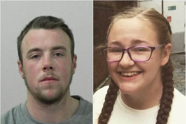 Cameron Holdsworth (left) was jailed for seven years after a crash which killed his girlfriend Hannah Inman in Blyth.