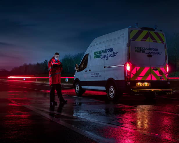 Northumbrian Water's roadside workers will have added protection from the new lighting innovation.