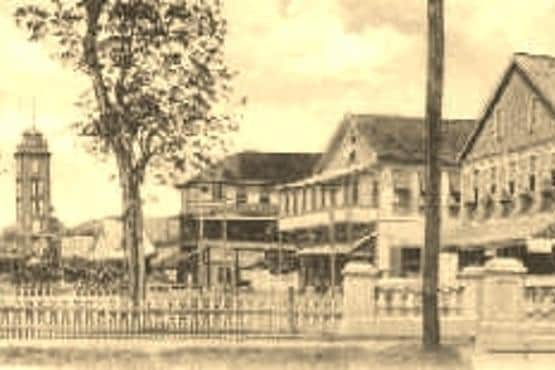 New Amsterdam, Guyana, in the 1920s.