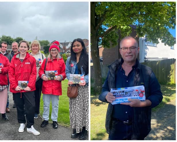 Labour's Emma Foody and the Conservatives' Ian Levy have been campaigning in the new Cramlington and Killingworth constituency. (Photo by Emma Foody/Ian Levy)