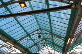 Netting is currently in place underneath the canopy to ensure the station is safe. (Photo: Nexus)