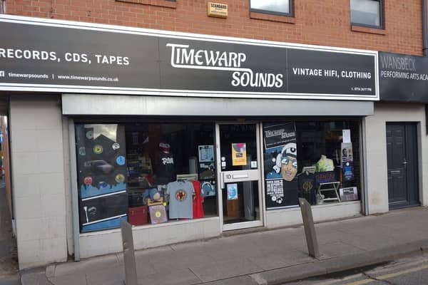 Timewarp Sounds in Ashington is one year old. (Photo by Timewarp Sounds)