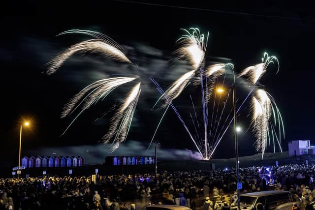 Blyth's firework display.
