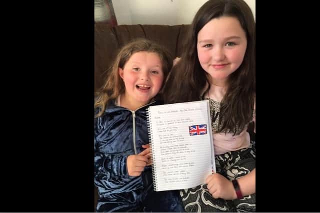 The sisters with their beautiful poem