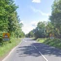 The A1068 Fisher Lane, near Cramlington.