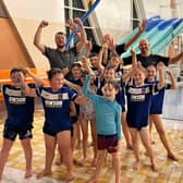 A Tweedmouth Rangers Football Club Juniors pool fitness session last month.