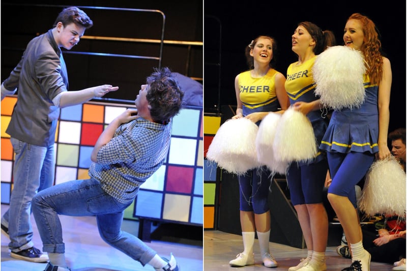 Duchess's High School's production of Back to the '80s at Alnwick Playhouse in March 2013.