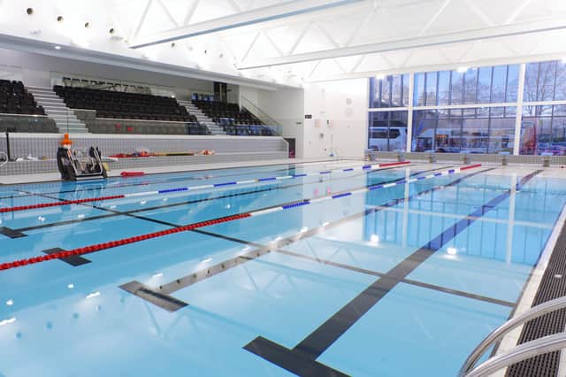 One of the swimming pools at the new Ponteland Leisure Centre.