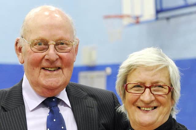 Anthony and Patricia Murray at the 2013 election count.