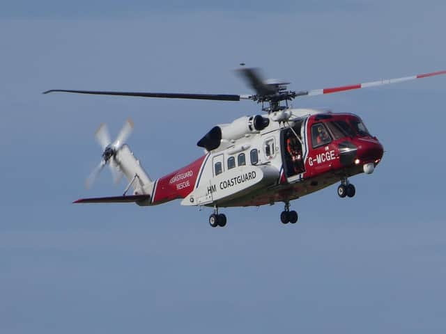 Coastguard Rescue Helicopter 912 from Hull.