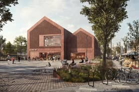 A CGI image of what the interior of the new Blyth cultural hub will look like. Photo: Northumberland County Council.