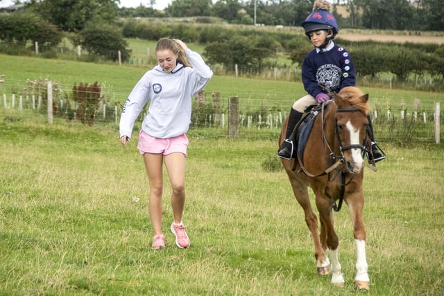 Young riders had a chance to show off their ponies.