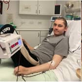 Ryan Renton, 27, is determined to beat cancer and well-wishers have raised nearly £180,000 so he can receive treatment abroad.