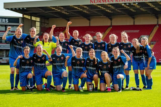 Alnwick Town Ladies won their first game in the league away at Barnsley. Picture: John V Mason