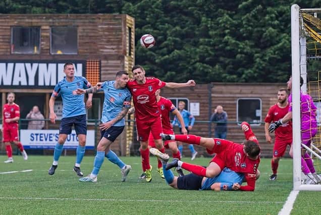 Morpeth Town suffered their first defeat of the pre-season at home to Dunston UTS. Picture: George Davidson