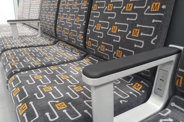 The new seats will incorporate Metro's branding