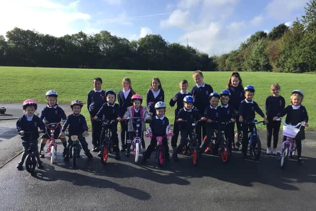 Eastlea Primary School has managed to buy more bikes and helmets after receiving a grant from the council.