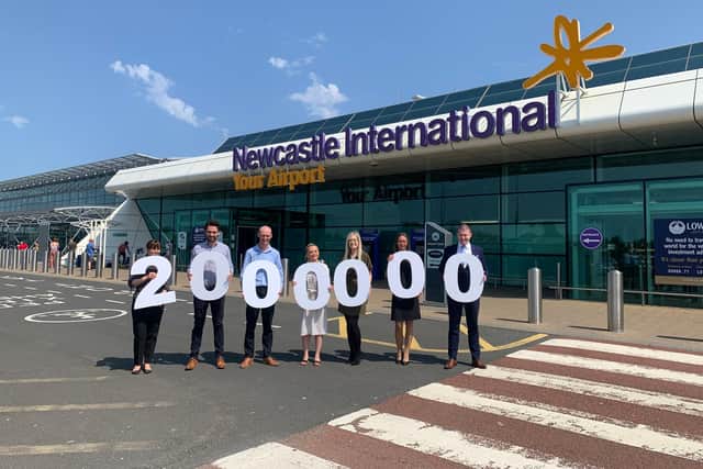 Newcastle International Airport has welcomed two million passengers in 2022.
