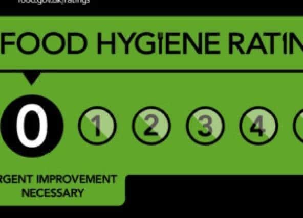 A zero rating means urgent improvement is necessary.