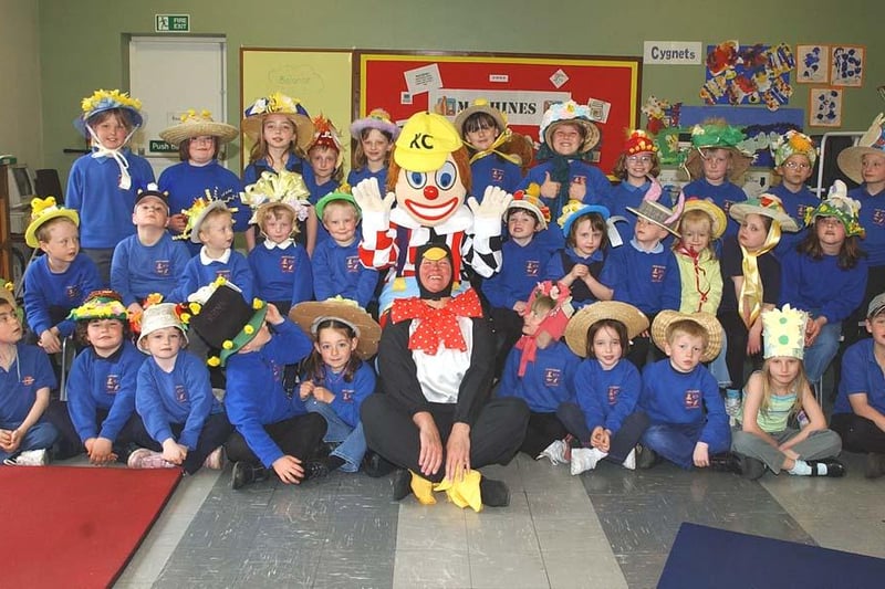 Easter activities at Embleton First School in April 2003.