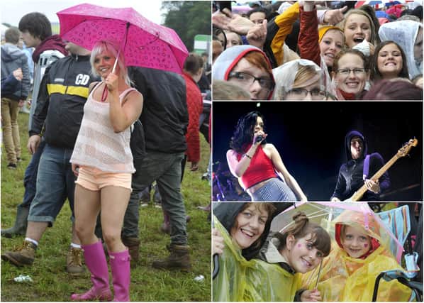 Scene from the Jessie J concert in Alnwick Pastures in August 2012.