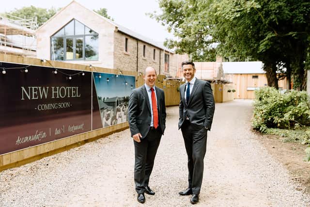 Michael Cross of NatWest with Mark Gubbins of Doxford Group at Charlton Hall.