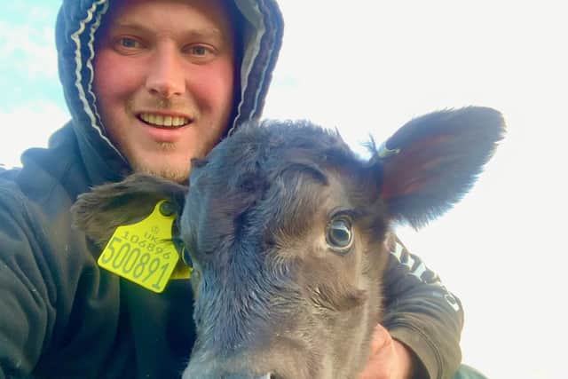 James Drummond, of Lemmington Hill Head just outside Alnwick, is one of the first in the North East to begin using new farm management technology from AgriWebb.