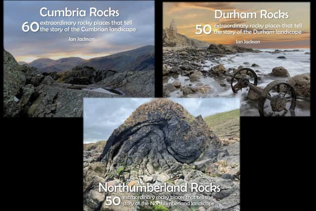 Trilogy of geology books.