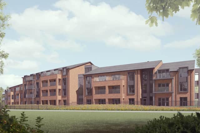 An artist’s impression of parts of the planned third phase of the Morpeth scheme.