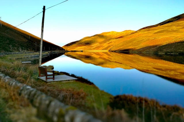 Loganlea, high in the Pentland Hills above Flotterstone, will reopen to anglers today. Pic: Marco Capozzella