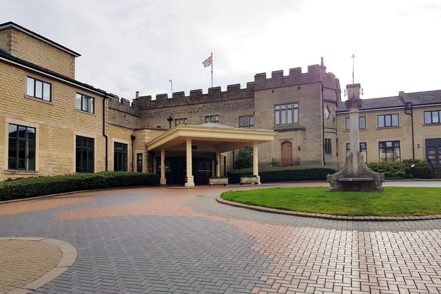 Slaley Hall - the hotel's main entrance. This venue has a four-star rating from 4,541 reviews.