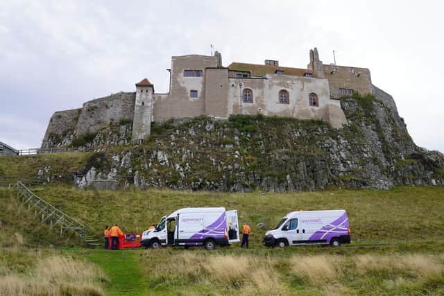 The works on Holy Island will also provide improved connectivity for the more than 650,000 tourists who visit each year.