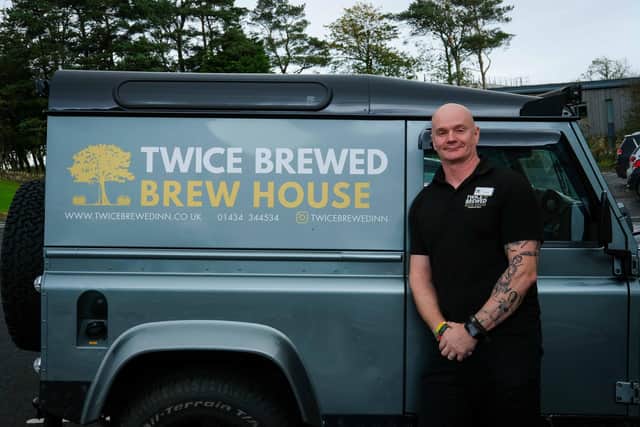 Steve Blair, manager of the Twice Brewed Inn.