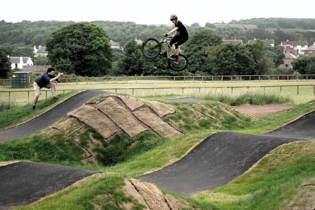High-flying Joey Armstrong, 14, from Hawick. Picture: Scottish Borders Council