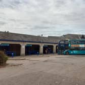 Alnwick bus station.