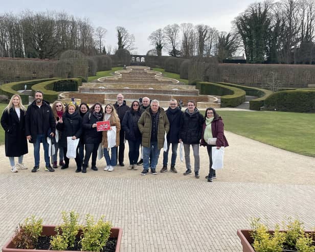 Travel trade visitors at The Alnwick Garden. Picture: Visit Northumberland