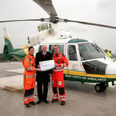 Dr Rachel Hawes, John McNeil and paramedic Andy Mawson.