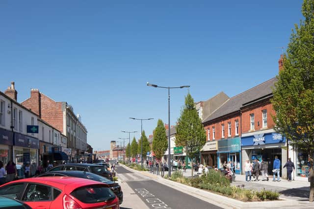 Station Road in Ashington. Local businesses in the town will benefit from the new Accelerate Ashington programme.