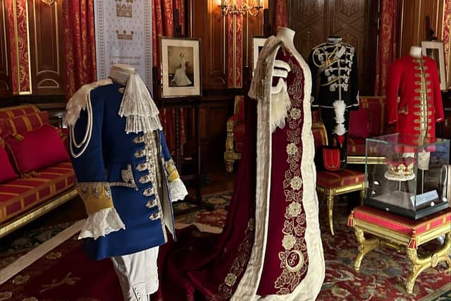 Coronation robes.