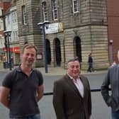 From left, Coun Richard Wearmouth, Coun David Bawn, Coun David Towns and Coun John Beynon pictured before the Covid-19 pandemic.